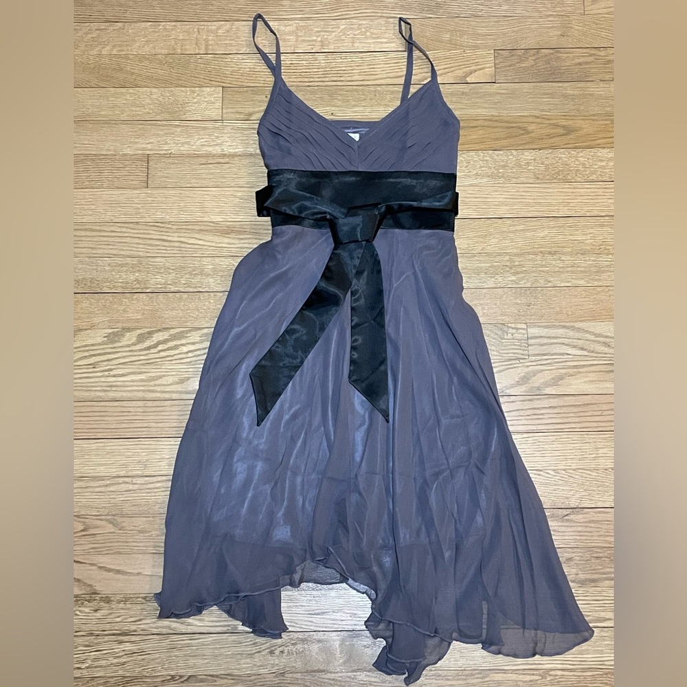 CELESTINO Silk Asymmetrical Flared Pleated Bustier Satin details Cocktail Dress